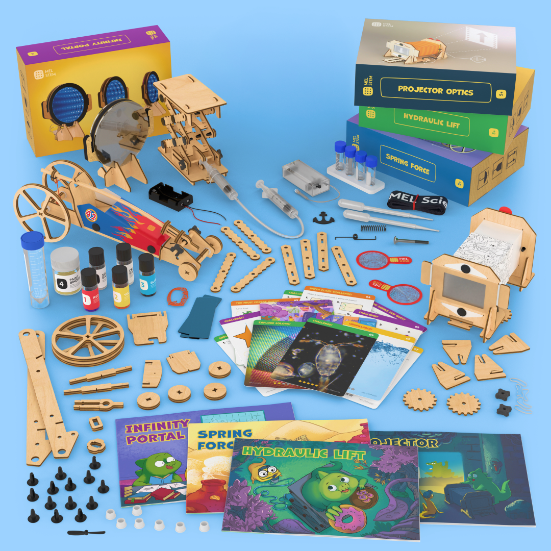 12 KITS - MEL STEM. Ages 5–10+
