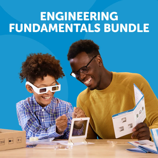 Engineering Fundamentals bundle — 5 kits. Ages 8–14+